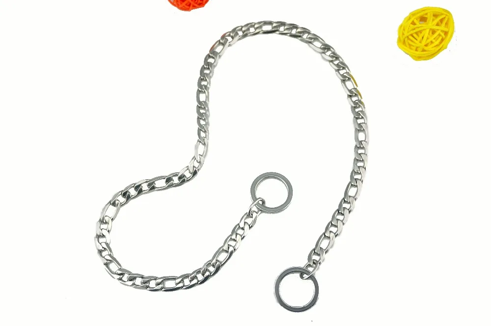 

Gujia 8196 2.5mmx45cm High Quality Durable P Chock Stainless Steel Training Chain Dog Collar Products for Pets chocker