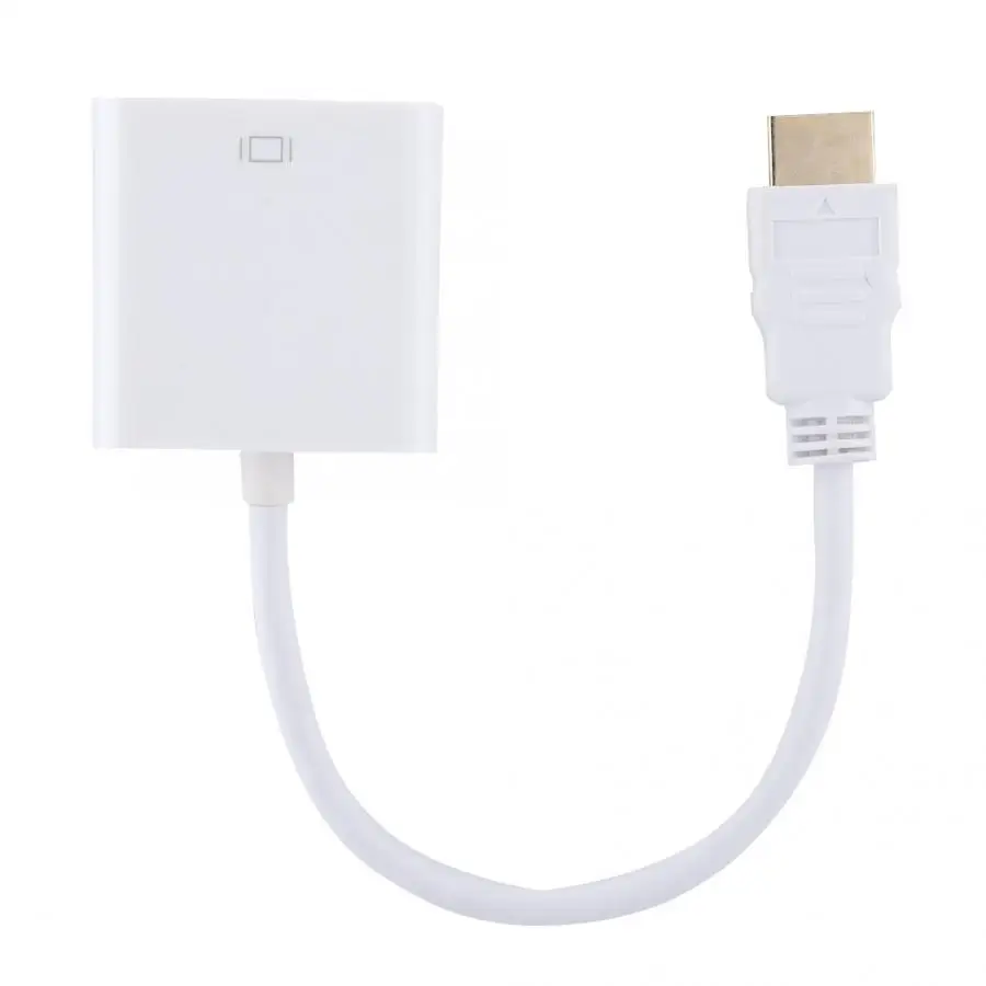 

1080P HDMI Male to VGA Female Video Cable Cord Converter Adapter with Audio Cable