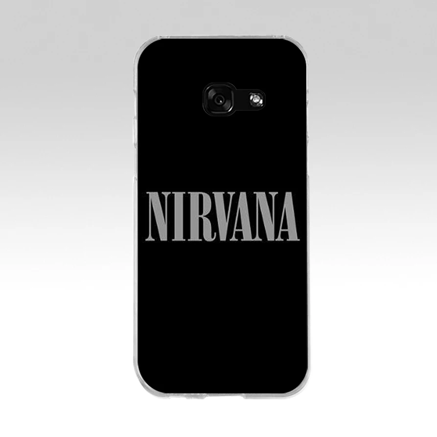 162 NIRVANA рок н ролл Группа Курт Мягкий Силиконовый ТПУ чехол для телефона Samsung a3 a5 a6