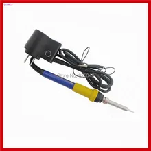 Электрический паяльник с Регулируемой Температурой 200-230 В переменного тока 100 Вт 200-480 градусов, нагревательный сварочный Утюг