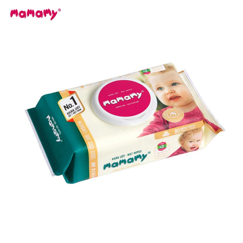 Mamamy Confortable Bebe Soin Desinfectant 80 Pieces Capuchon Eau Lingettes Humides Bebe Peau Mains Nettoyage Tissu Humide Aliexpress