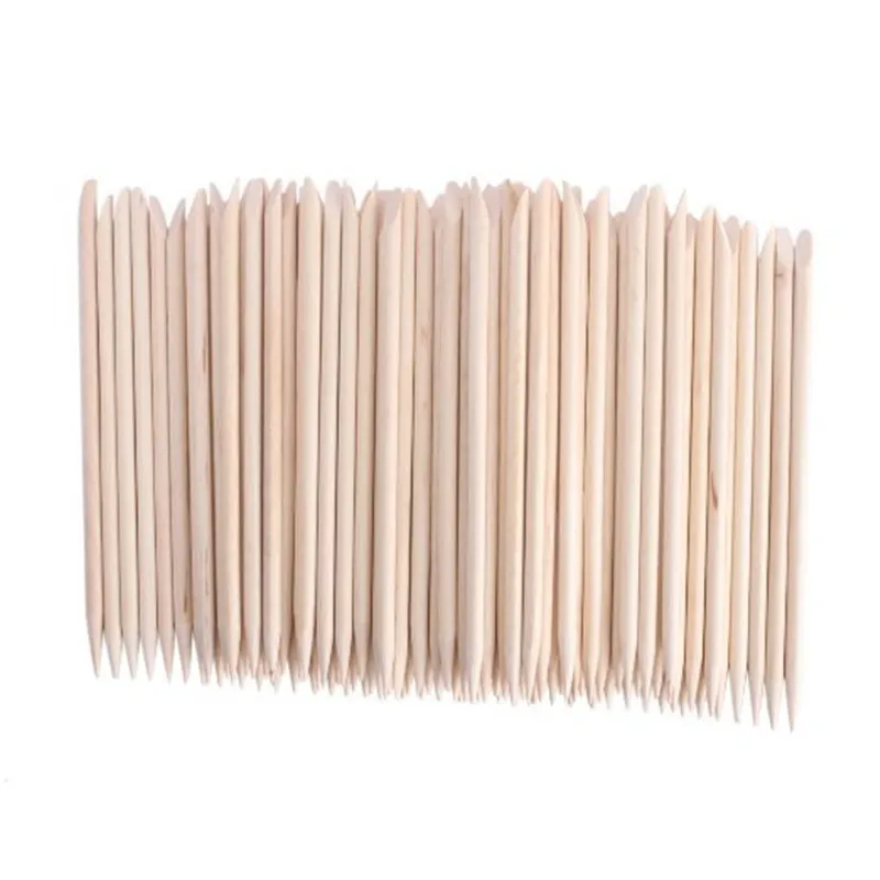 Wooden Nail Stick,25pcs Professional Nail Art Manicure Pedicure Cuticle Pusher Remover,Nail