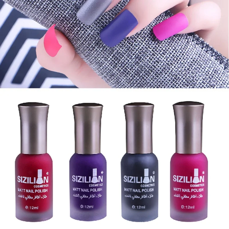 

Recommend Lady's Profession Beauty 12ml Matte Dull Nail Polish Fast Dry Long-lasting Nail Art Varnish Lacquer Nail Makeups