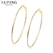 Xuping Европейский стиль серьги-кольца Личность Большой Круглый ювелирные изделия для девочек выпускные подарки S101.7-97481