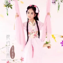 Многоцветная семь Сказочных Костюмов версия для маленькой девочки и версия для взрослых Детский костюм ханфу