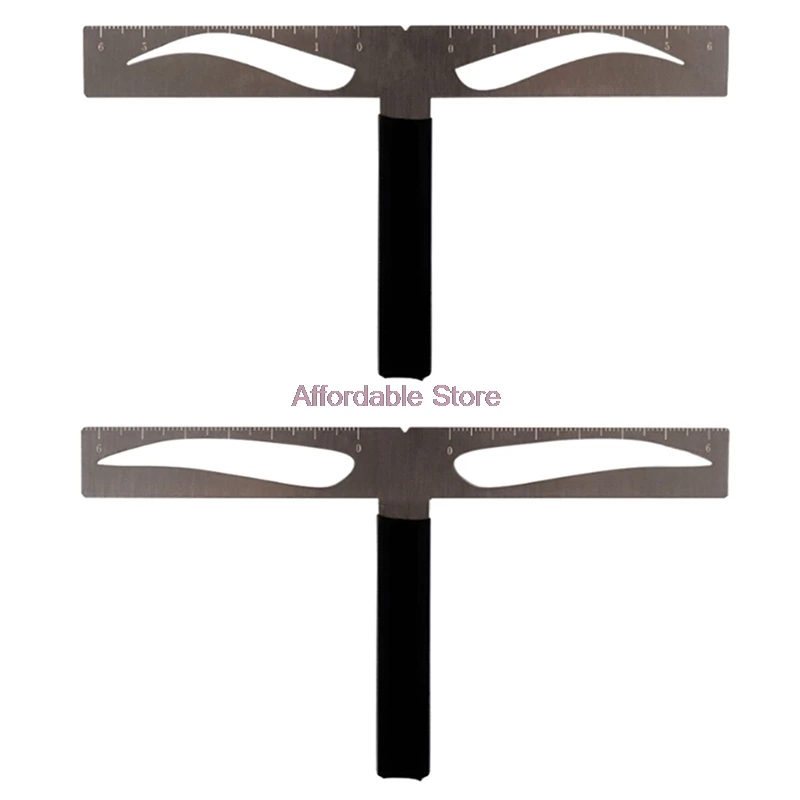 

Facial T-shape Area Makeup Mold Standard Eyebrow Ruler Eyebrow Tattoo Accessories Keeping Symmetry Balance For Classic Brow