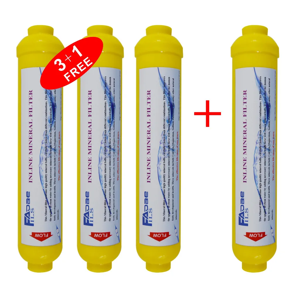 

Water Purifier Replacement Filters 10" T33 Inline Post Mineral Ball Filter Cartridge (4pcs/lot)