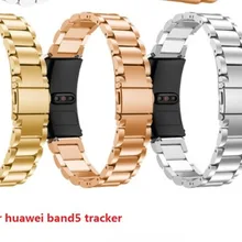 1 шт. Ремешок из нержавеющей стали для hua-wei band5. Ремешок 5 Сменный ремень