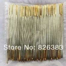 100 шт поперечные иглы хорошего качества отверстие золото использовать в 11CT/14CT через ткань для вышивки
