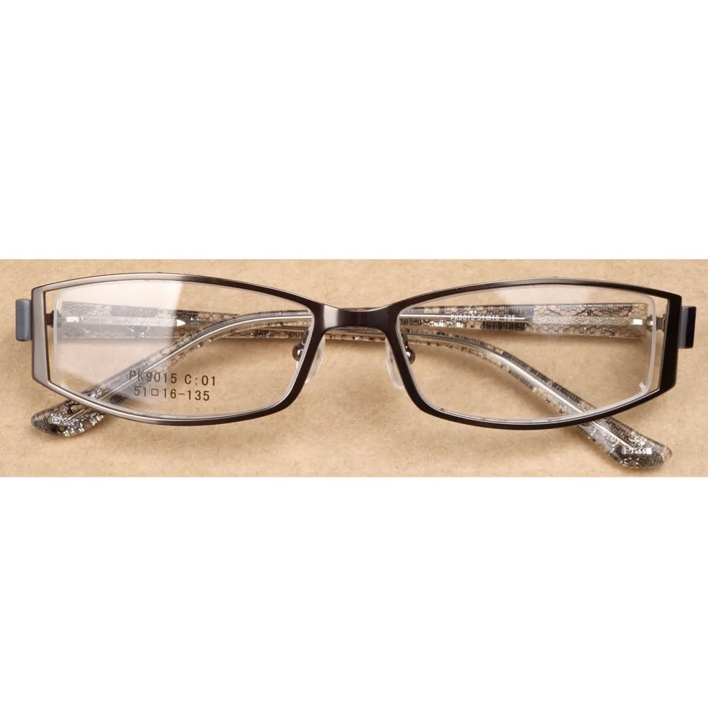 Oversized Eyeglasses Frames for Women Stainless Steel Frame Floral