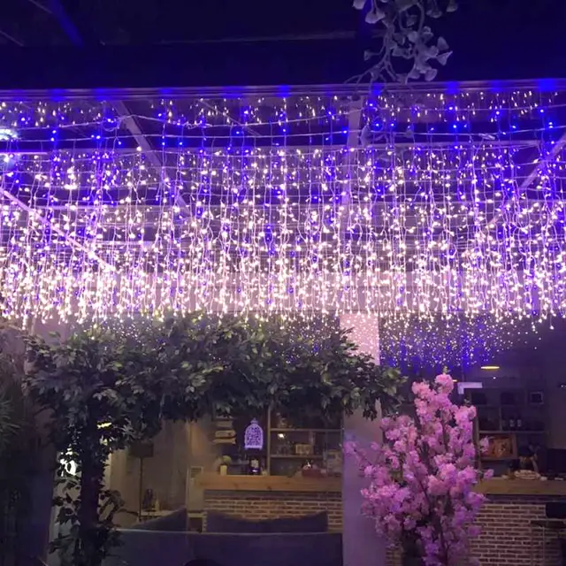 Us 22 57 20 Off 6m 1m Icicle Led Curtain Light Fairy Holiday Garland String Lights For Wedding Christmas Party Festival Outside Decoration Jq In Us 22 57 20 Off 6m 1m Icicle Led Curtain Light Fairy Holiday Garland String Lights For Wedding Christmas Party Festival Outside Decoration Jq In