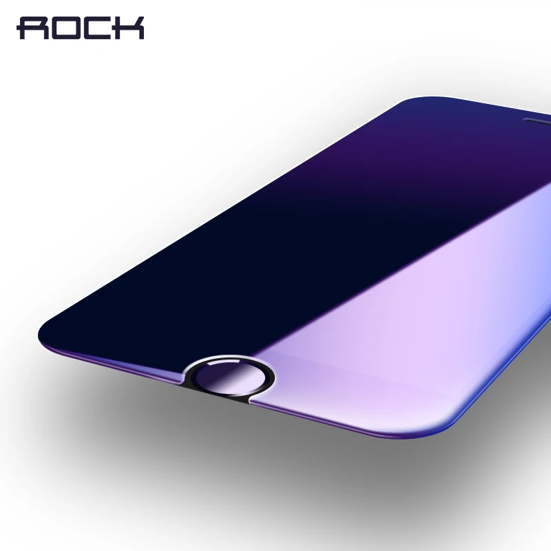 Koop Gehard Glas voor iPhone 6 7 plus, ROCK Anti blauw Hoge Clear Screen Bescherming Glas voor iPhone 7 6 6 s plus 9H2. 5D 0.3mm