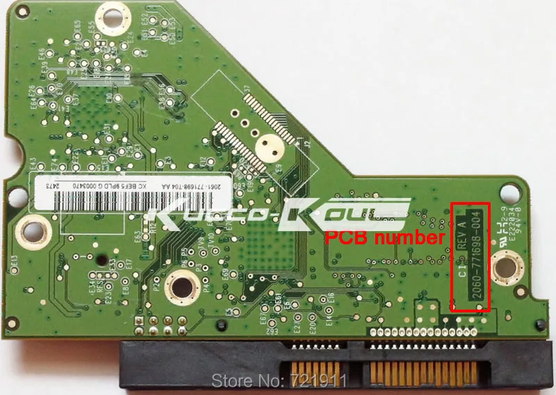 

HDD PCB logic board circuit board 2060 771698 004 for 3.5 inch SATA hard drive repair hdd date recovery