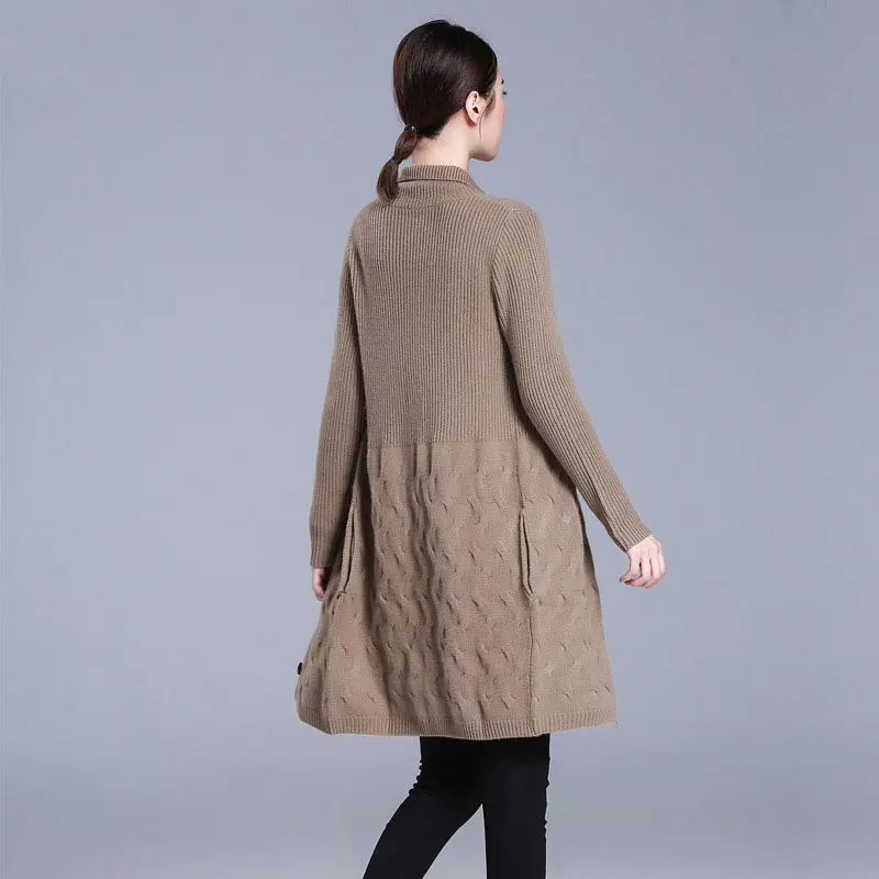 Automne gray Cardigans light Manches Manteaux 100 Femmes Pur white 2018 Boutons Cachemire Long Orange Longues Hiver Dames camel Tricoté Chandail Coffee 7wqxf4aF