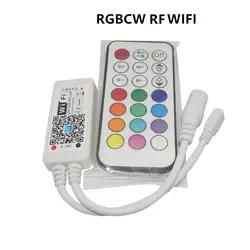 3ch 4ch 5ch 5 V WI-FI контроллер телефон приложение мини RGB RGBW RGBCW DC12V-24V светодиодный контроллер Wi-Fi RF ИК-пульт дистанционного Музыка время для