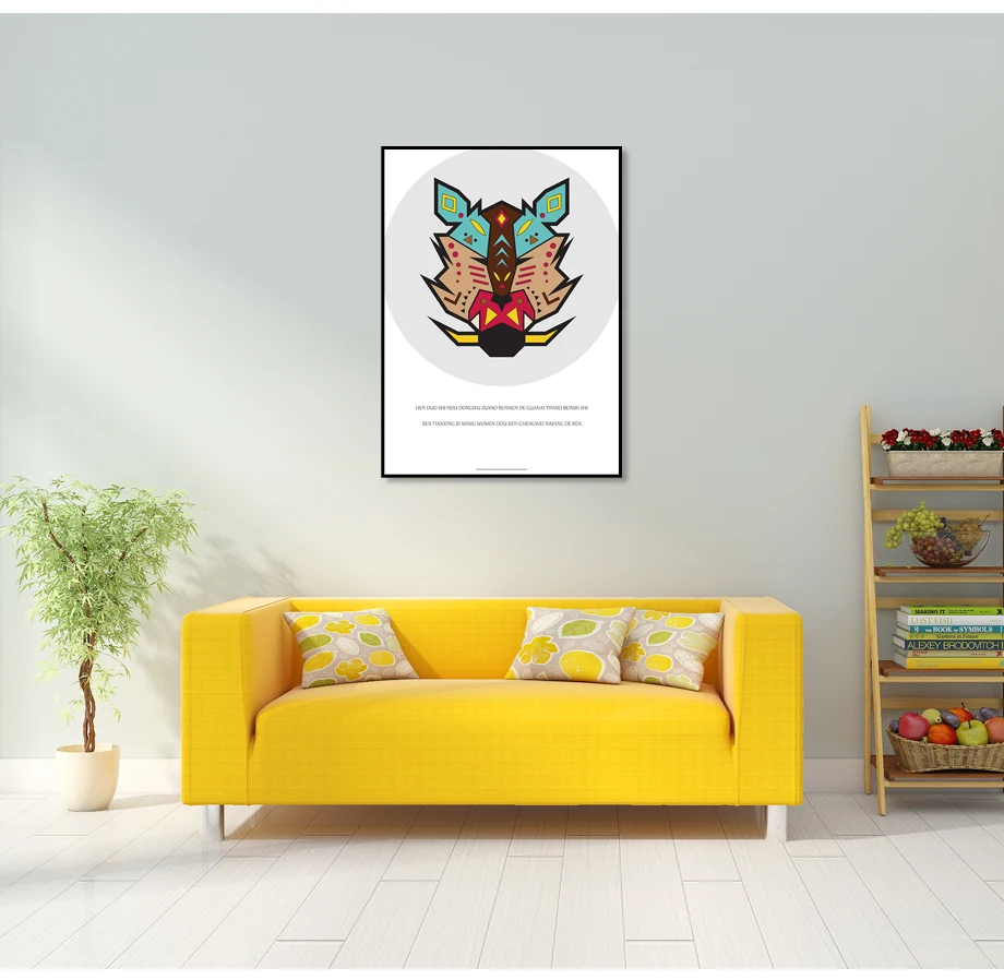 Art Print Poster Abstract Animal Painting New Brand Posters Design Home Decoration Waterproof Ink Canvas Printings Wall Art (8)