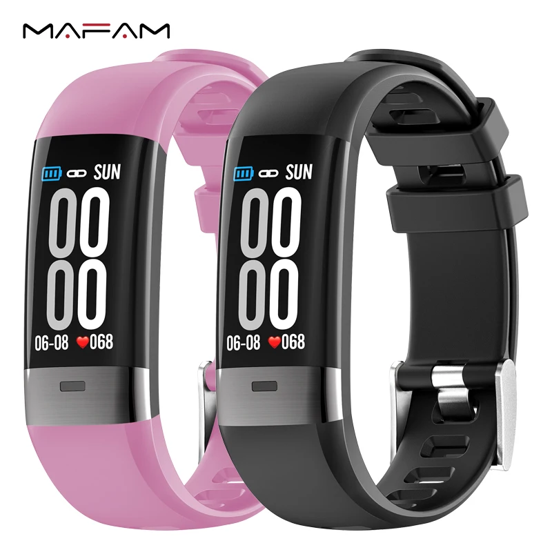 

MAFAM ECG Smart Bracelet Fitness Tracker Blood Pressure Smart Band PPG Heart Rate Monitor Step Sport Wristband For IOS Android