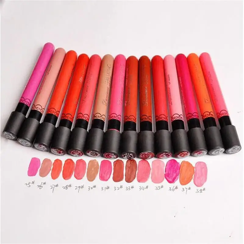 

Colorful Women Makeup Waterproof Matte Lip Gloss Long Lasting Liquid Lipstick Cosmetics