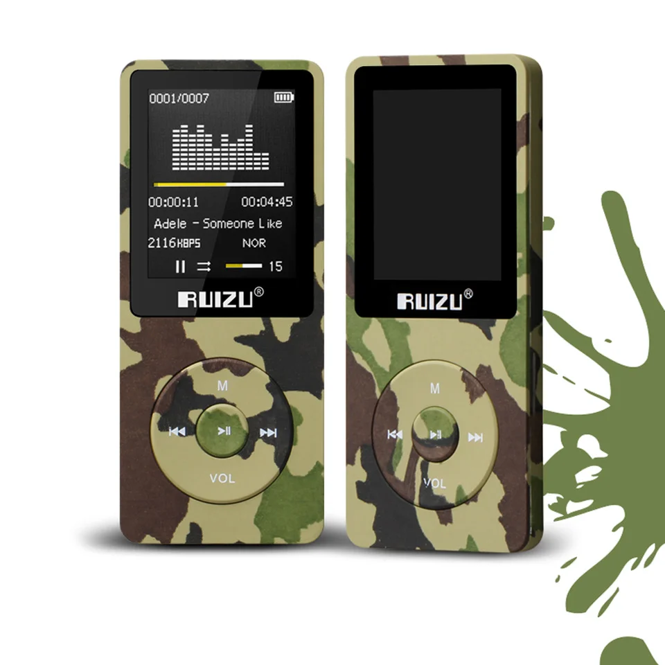 Ruizu X02 портативный беговой Mp 4 Hi Fi Цифровой Спорт Flac Hifi аудио мини Mp4 плеер Музыка FM