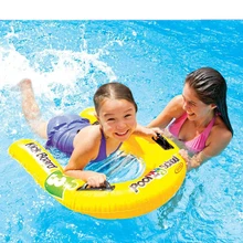 Kayak Форма плот поплавок детей Плавание сиденье плавающее кольцо детский надувной бассейн с Плавание ming учебные принадлежности удар доска A197