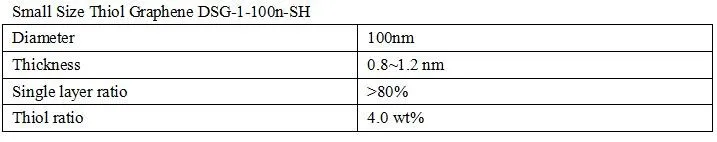 Малый размер тиол Графен DSG-1-100n-SH