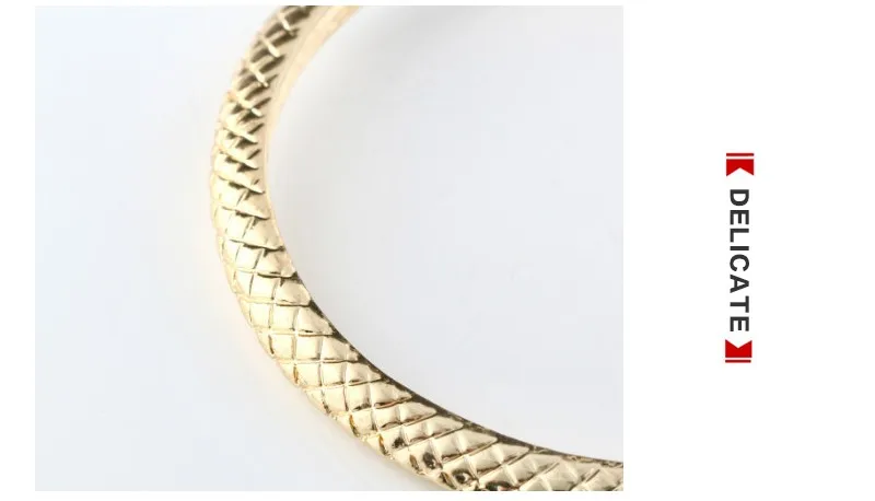 Европейская и американская мода, новые золотые серьги в виде змеи, очаровательные ювелирные изделия ER005