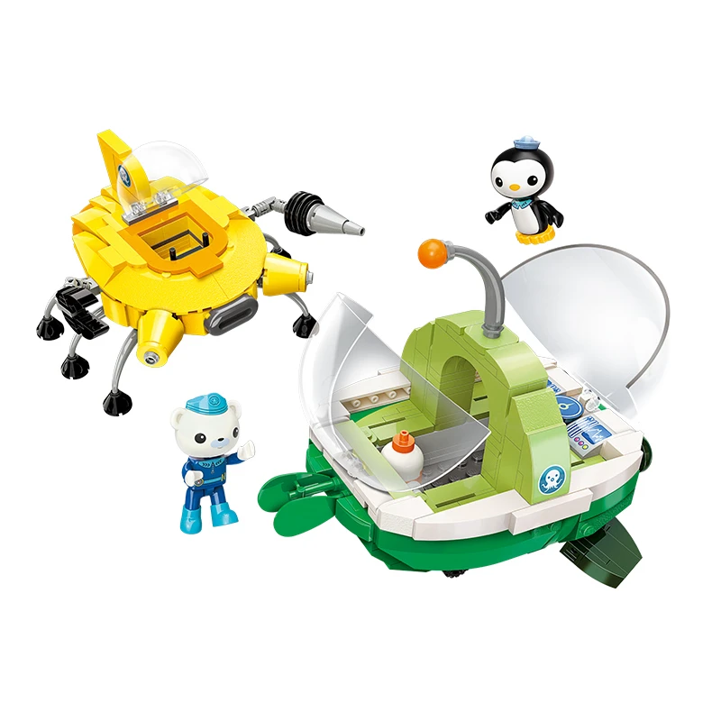 ENLIGHTEN 3712 совместимые игрушки Duplo и хобби наборы моделей Octonauts Barnacles песо детские