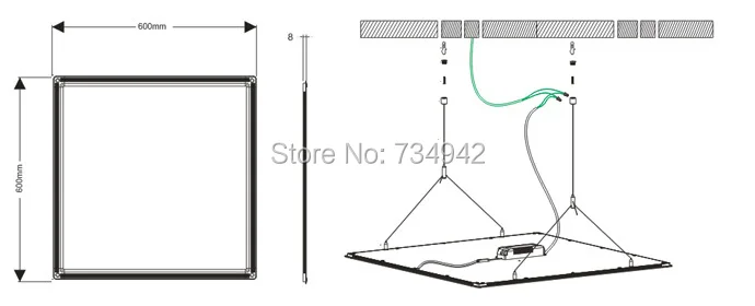 led-panel-600x600x8-Dimensional