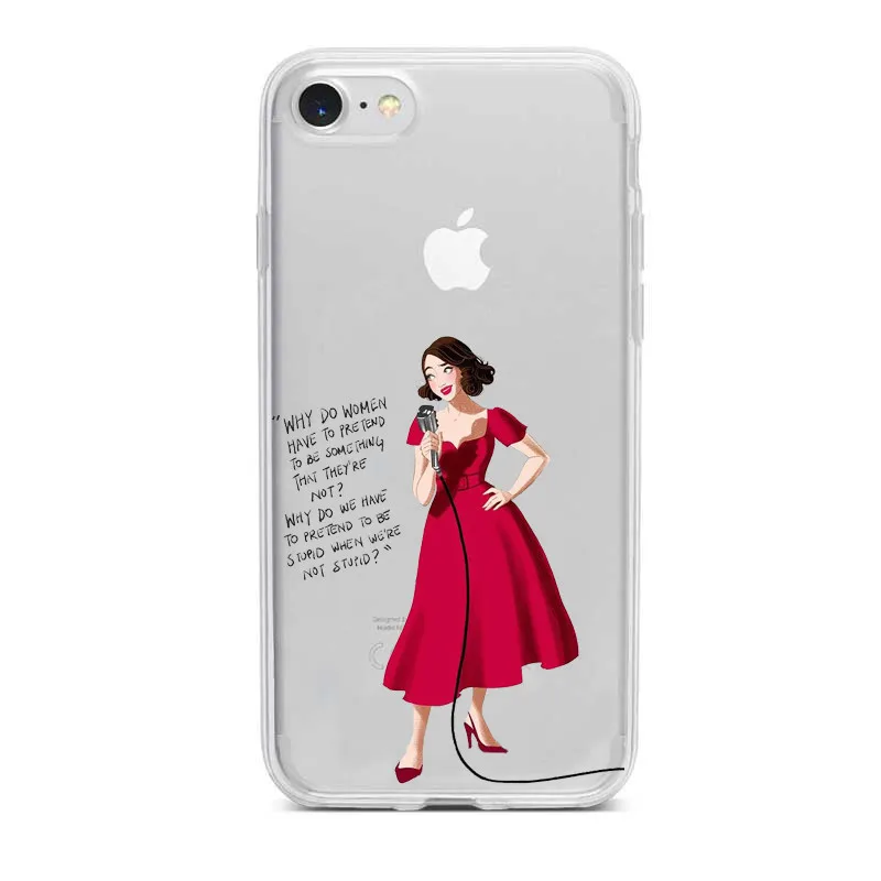 Чудесный мягкий Силиконовый ТПУ чехол для телефона Mrs Maisel iPhone11 11Pro 11ProMax X XR XS Max 8 8Plus