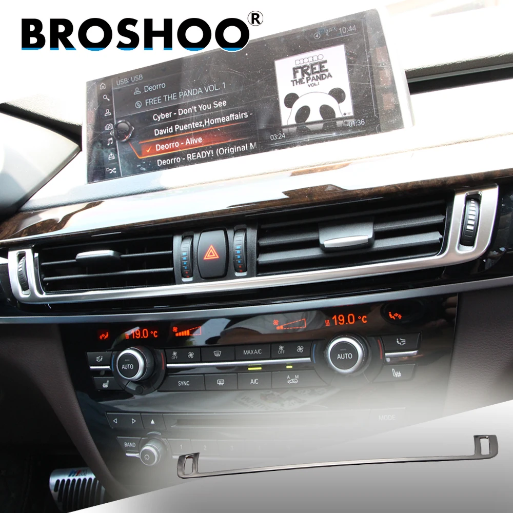BROSHOO Автомобильная промежуточная воздушная наклейка на розетку 3D наклейки для BMW