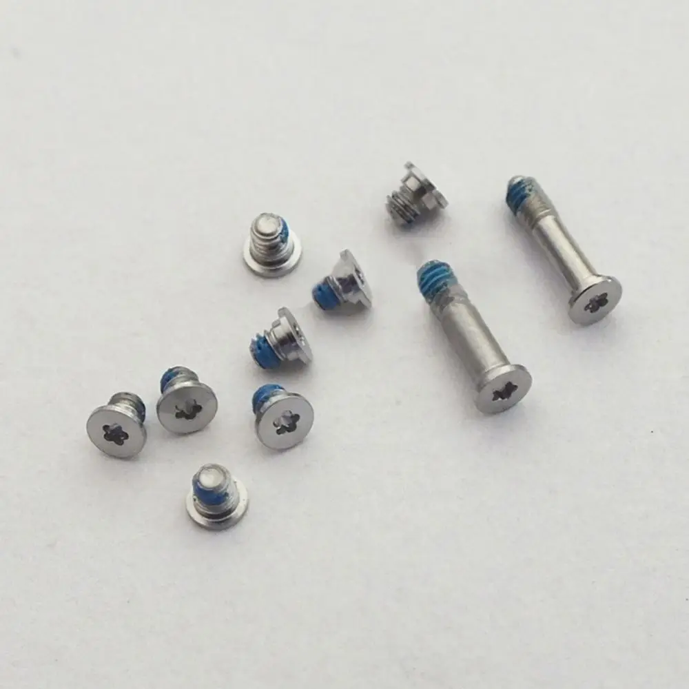 

Brand New High Quality Easy to install 10 pcs Bottom Screws Set For Macbook Air Replacement Bottom Screws Set
