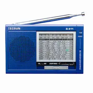 Image 2 - TECSUN R 911 AM/ FM / SM (11 להקות) רב להקות רדיו מקלט שידור עם Built רמקול R911 רדיו