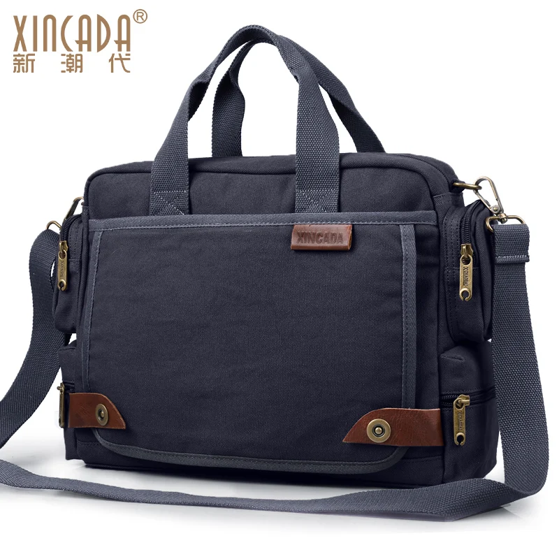 XINCADA холст сумки мужская повседневная сумка диагональный крест портфель
