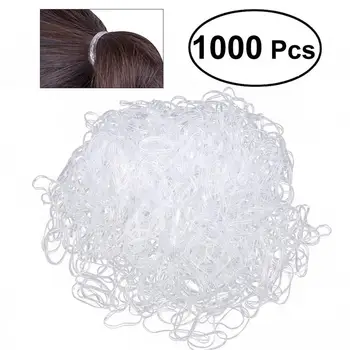 

1000pcs Hair Rubber Bands Women Girls Disposable Elastic Bands Hair Rubber Bands for Kids Hair Styling Tool Hair Rubber Bands