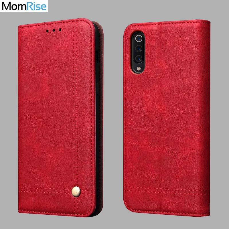 

Luxury Retro Slim Leather Flip Cover For Xiaomi MI 9 Case Wallet Card Stand Magnetic Book Cover For Xaomi MI 9 lite Phone Case