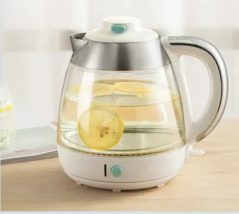 

220V 1.5L 1500w Electric kettle 304 stainless steel High borosilicate glass liner+PC material Insulation 227x175x217mm