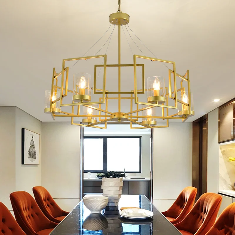 

Modern Led Chandelier Lustre Stainless Chrome Led Ceiling Chandelier Luxury Foyer Light