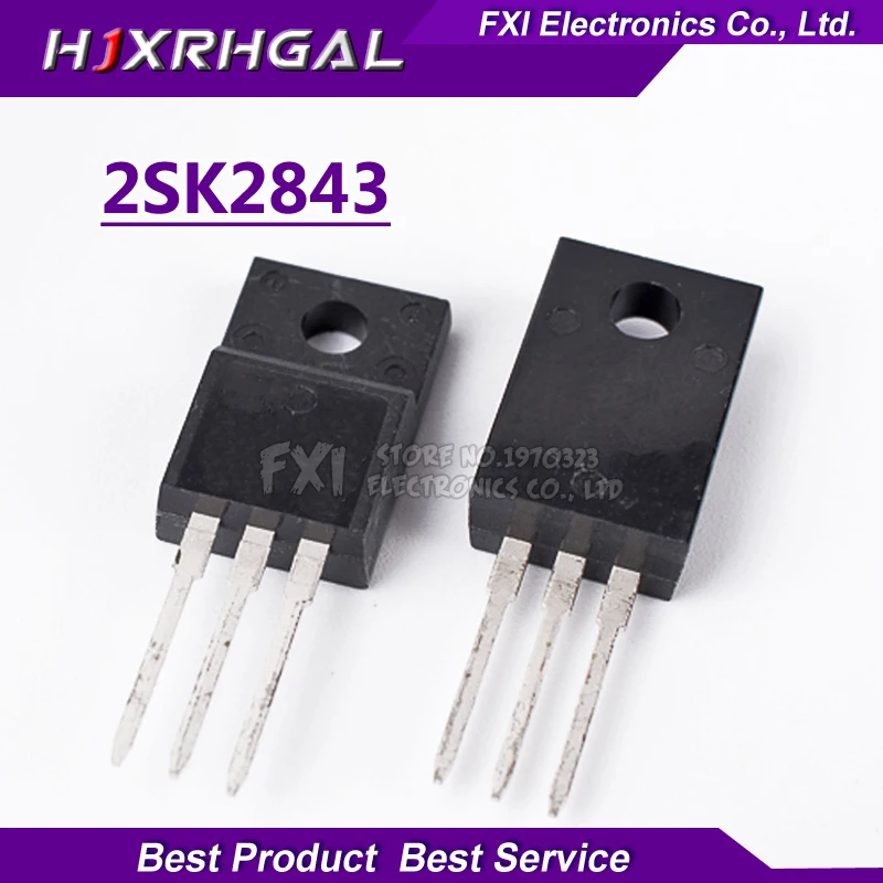 10pcs 2SK2843 K2843 TO 220F 500V 12A MOSFET N Channel transistor new ...
