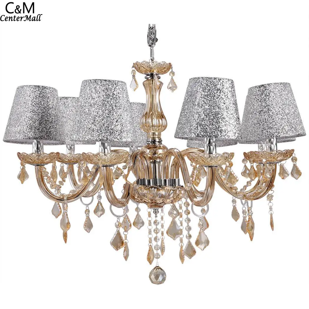 

Average E14 Homdox Home Modern 8 8 Light 8W Electroplate Fixture Lamp Ceiling 18000 h W Pendant 40 Lighting x Crystal