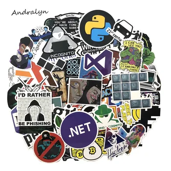 

72Pcs/Set Programming Graffiti Stickers Hacker Stickers Java For Laptop Guitar Motocycle Luggage Skateboard Waterproof Pegatinas
