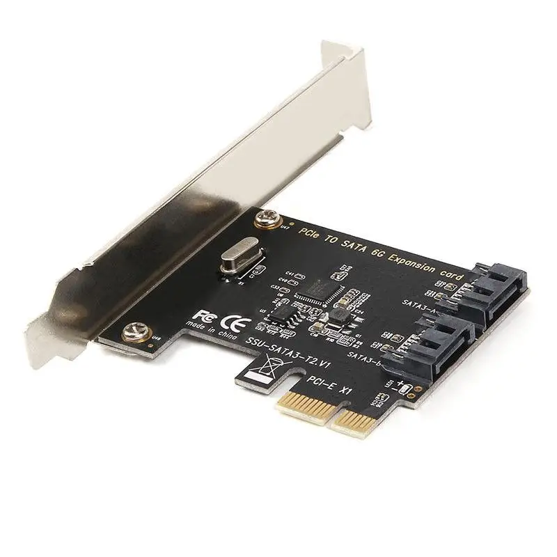 Плата расширения BEESCLOVER PCI e Express на SATA 8/10 III 2 порта|Платы расширения| |