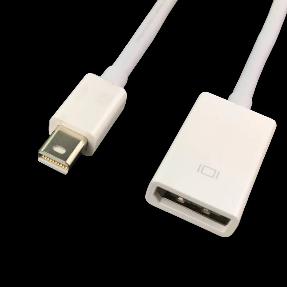

Mini DP 1.2 Cable 4K Mini Displayport To Displayport 1.2 Female Adapter Cable for Apple Macs Dell HD Lenovo