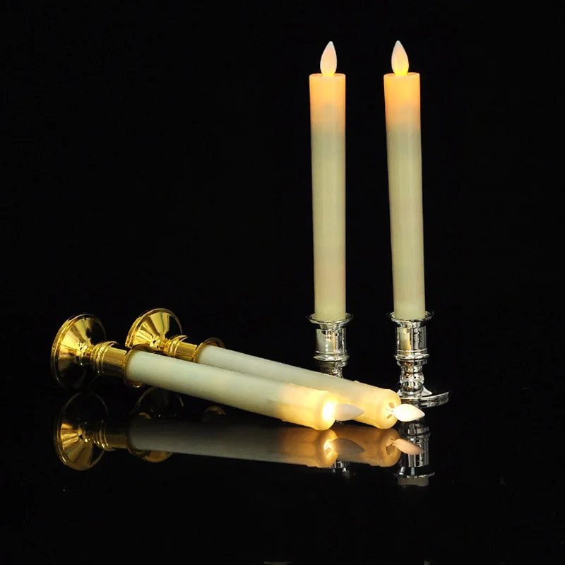 Buy 6 pieces Warm white Dancing flame led candle