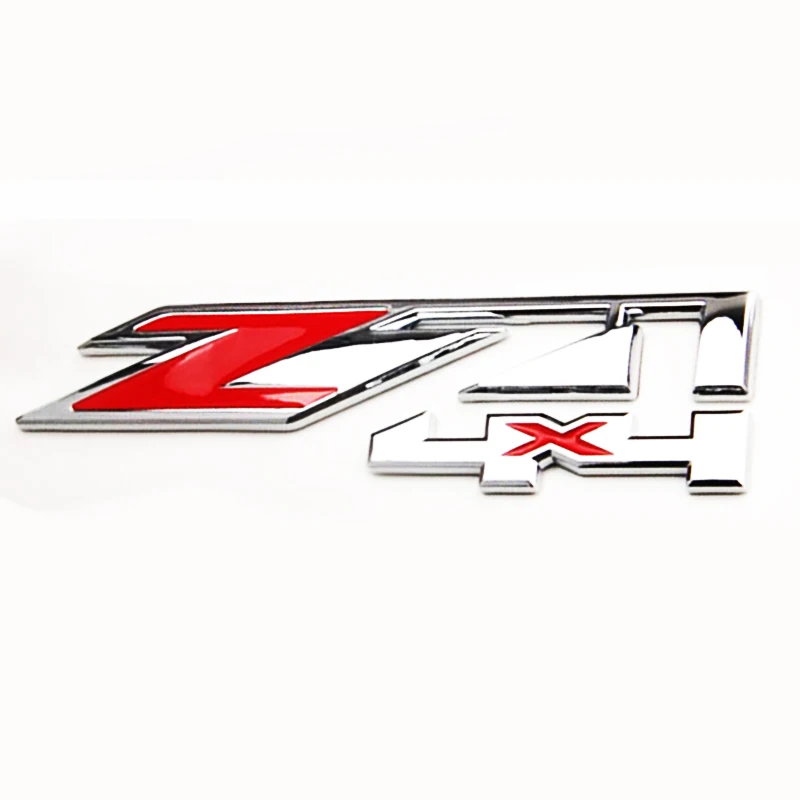 Z71 4x4 наклейка с эмблемой новый красный хром для Chevrolet Silverado GMC Sierra Tahoe Truck|car sticker|chrome
