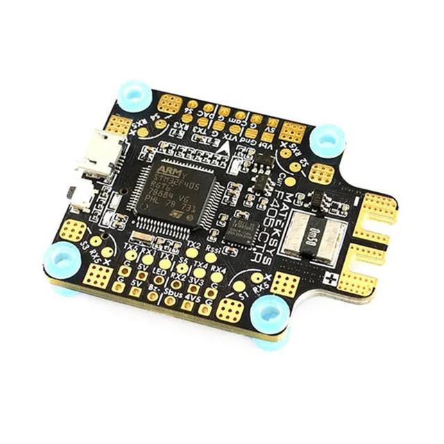 

Matek MATEKSYS F405-CTR F405 AIO BFOSD STM32F405 Flight Controller Built-in PDB 5V/2A BEC SD Card Slot BMP280 for F4 RC Drone