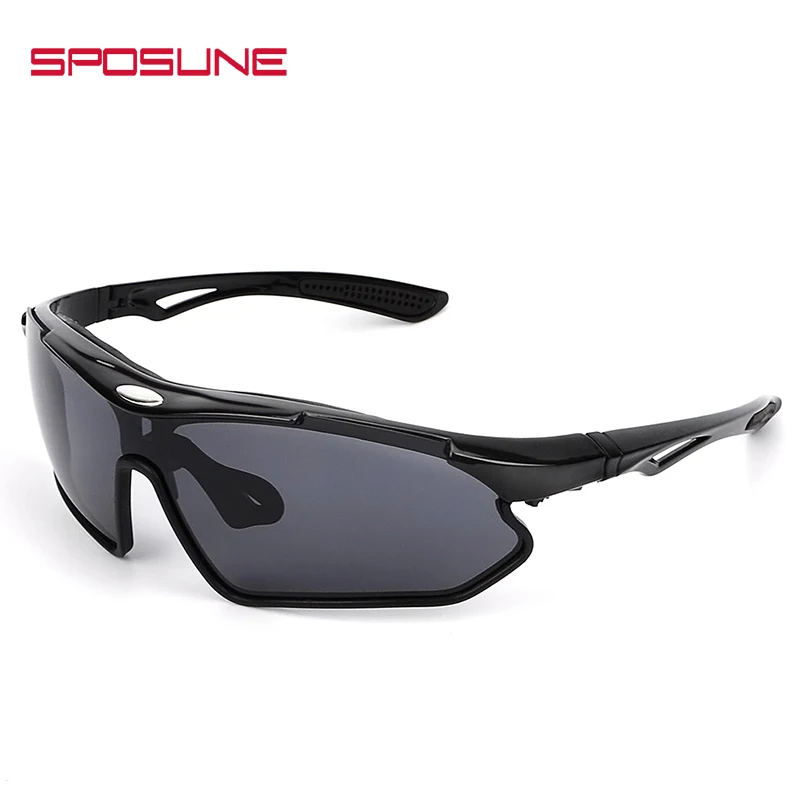 Cycling Glasses Bicycle glass Motorcycle Sunglasses Driving Fishing Eyewear Men Women Outdoor Sport Designer Sunglasses - Цвет: black