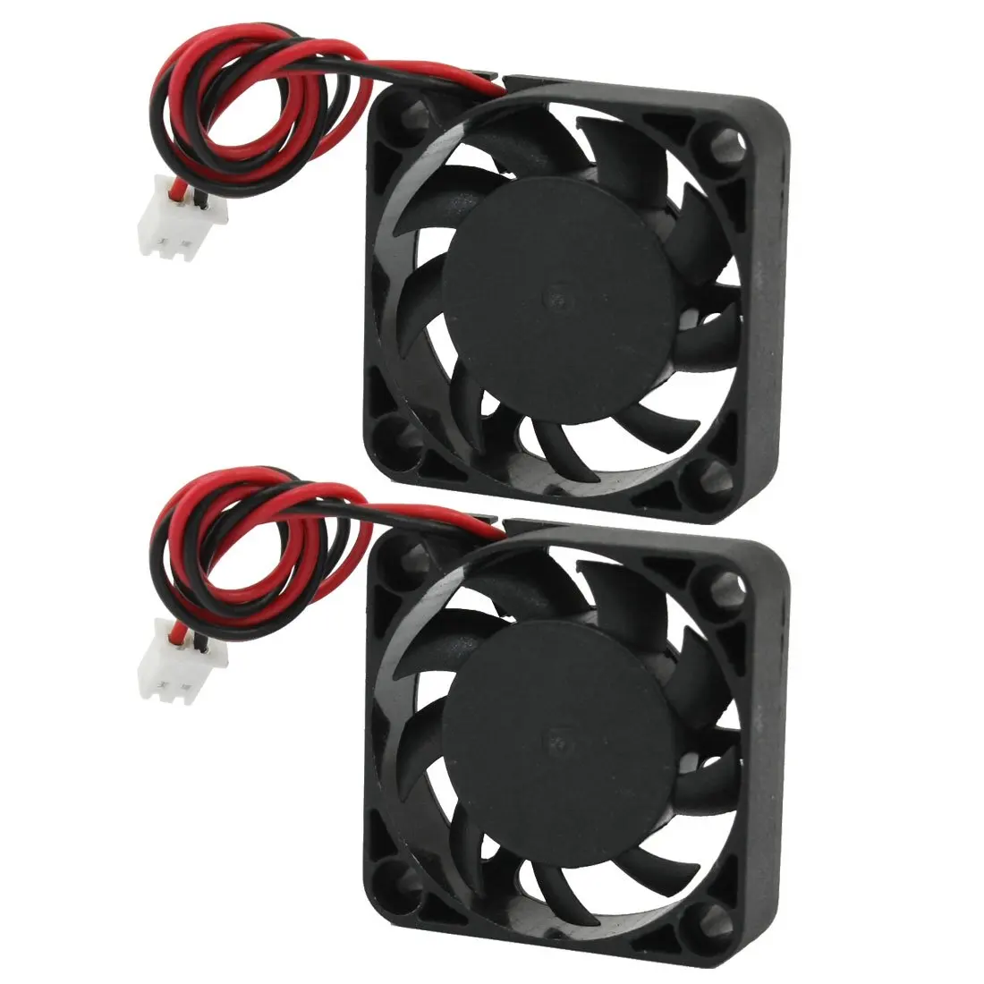 

GTFS-DC 12V 0.10A 2 Wire Brushless Cooling Fan Black 40mmx40mmx10mm 2 Pcs