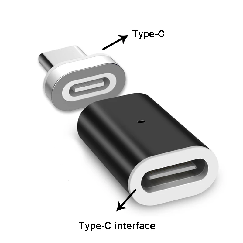 3A MAX Type C To Type-C Magnetic Adapter For Macbook SAMSUNG S10 Plus S10e s9+ OnePlus 6T 5 Fast Charging Magnet USB-C Connetor (4)