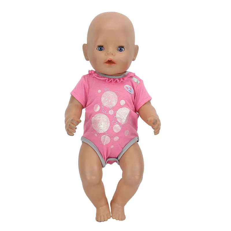 

1pcs Fashion Short Jump Suit For 17 Inch Baby Doll 43cm Clothes