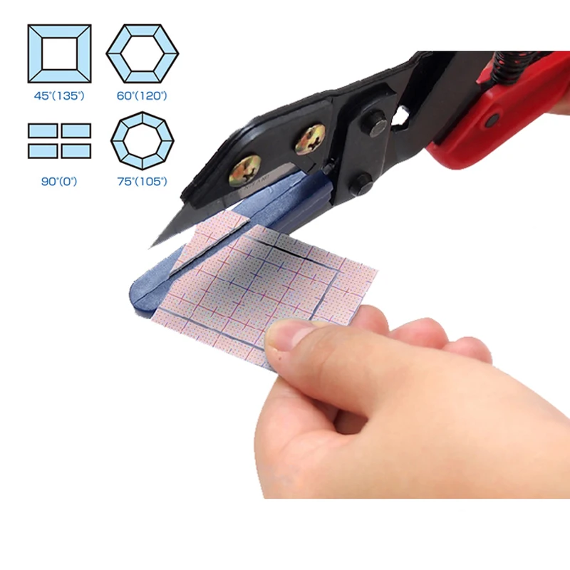 

High Quality U-Star UA-91540 Muti-angle Long Blade Cuting Pliers with Spring & Protractor Professional Model Tool